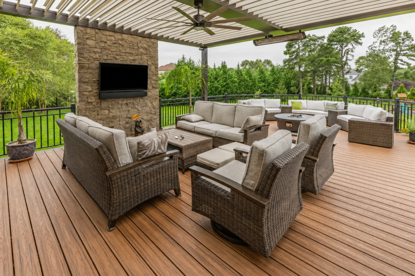 Pergola installation